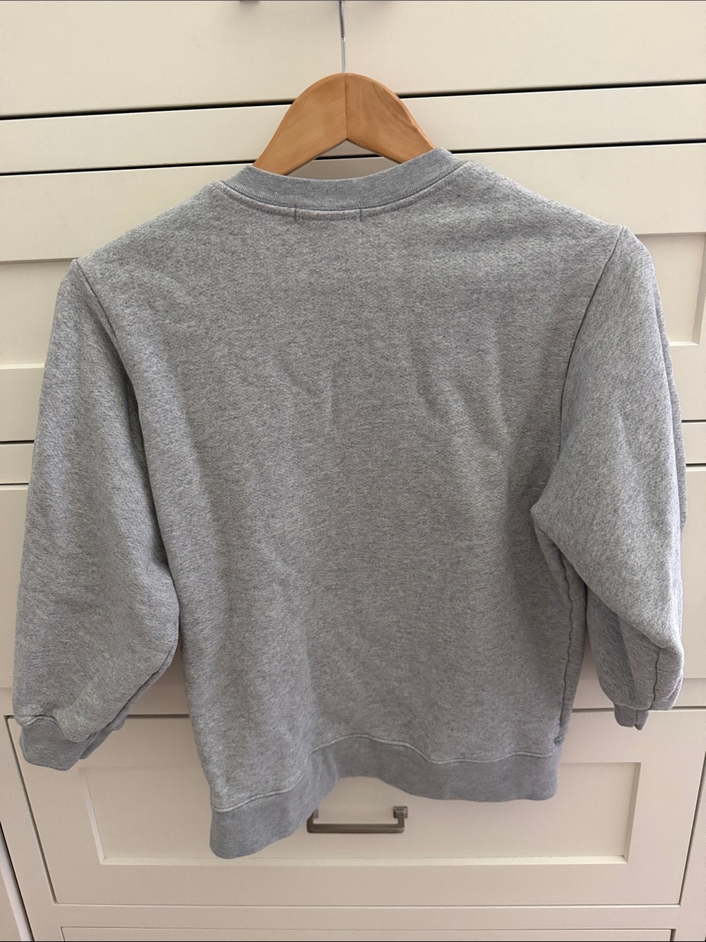 Agolde Light Gray Crewneck Pullover - Picture 6 of 6